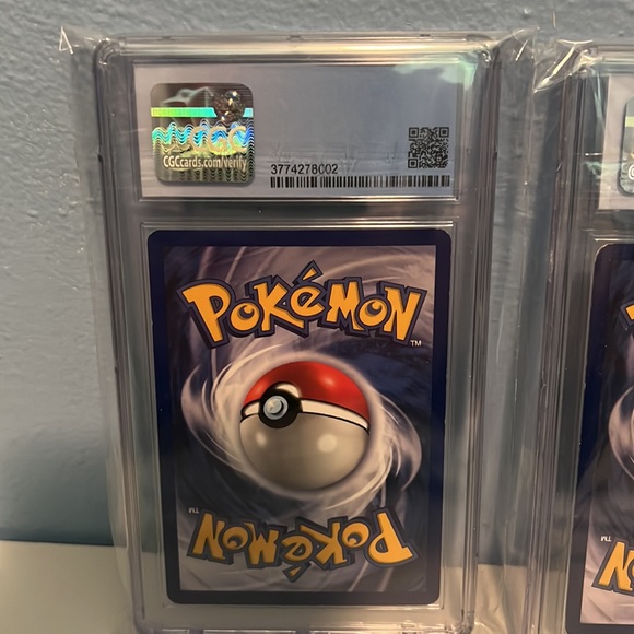 Pokémon Base Set CGC Graded Lot of Charmander Squirtle Bulbasaur 1999 - Picture 6 of 8